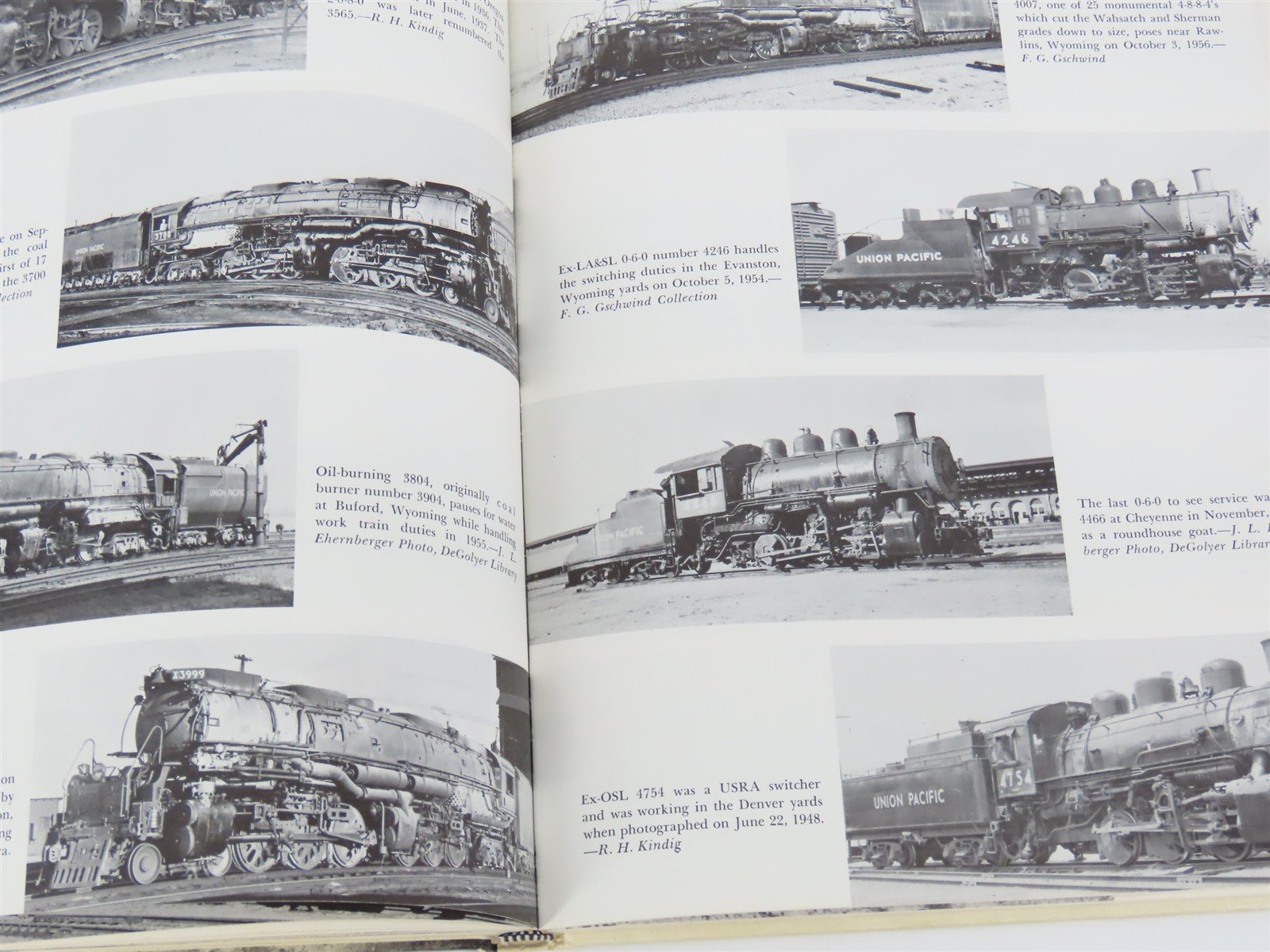 Union Pacific Steam - Eastern District by Ehernberger & Gschwind ©1975 HC Book