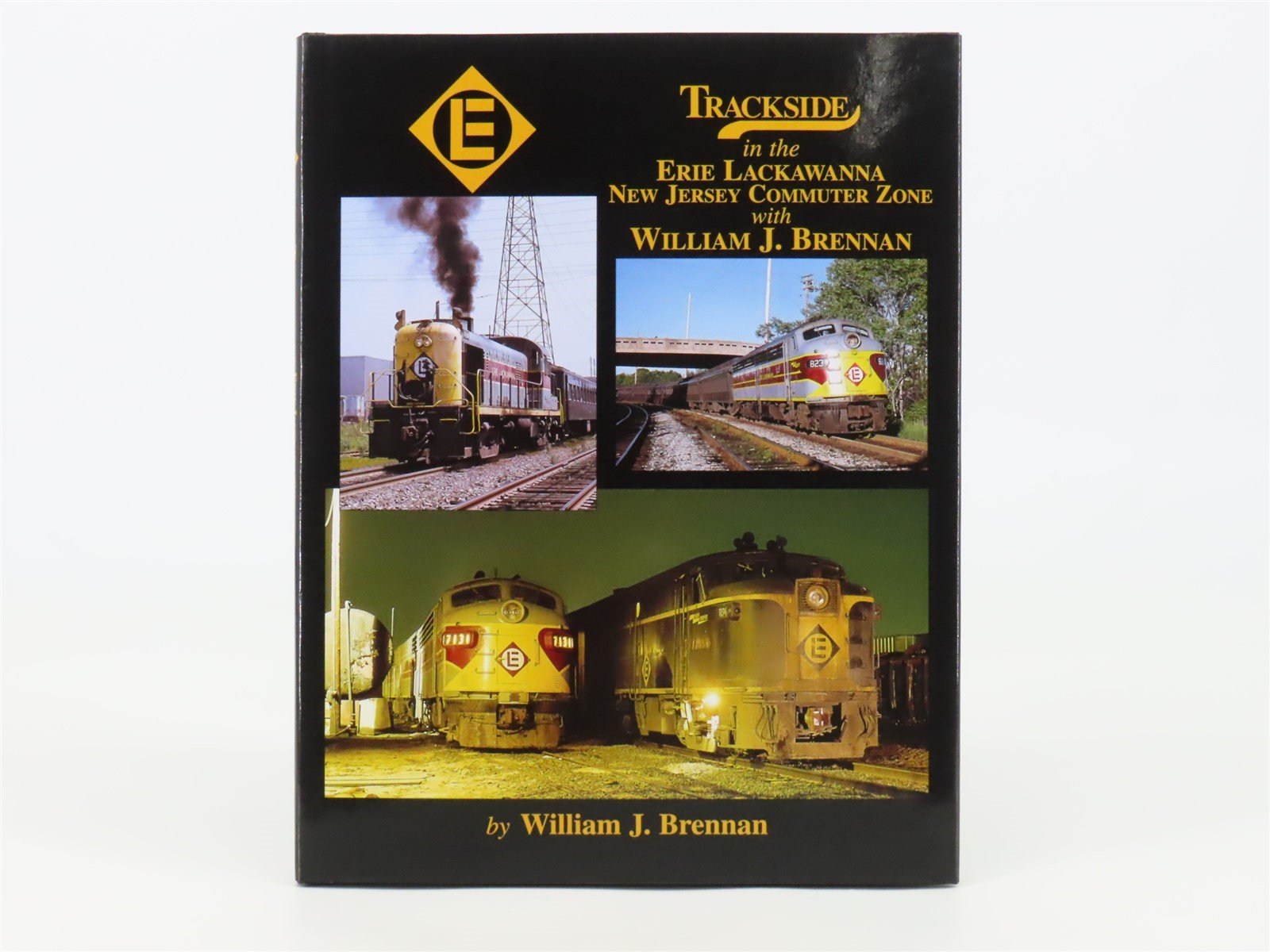 Morning Sun Trackside in the EL New Jersey Commuter Zone w/ Brennan HC Book