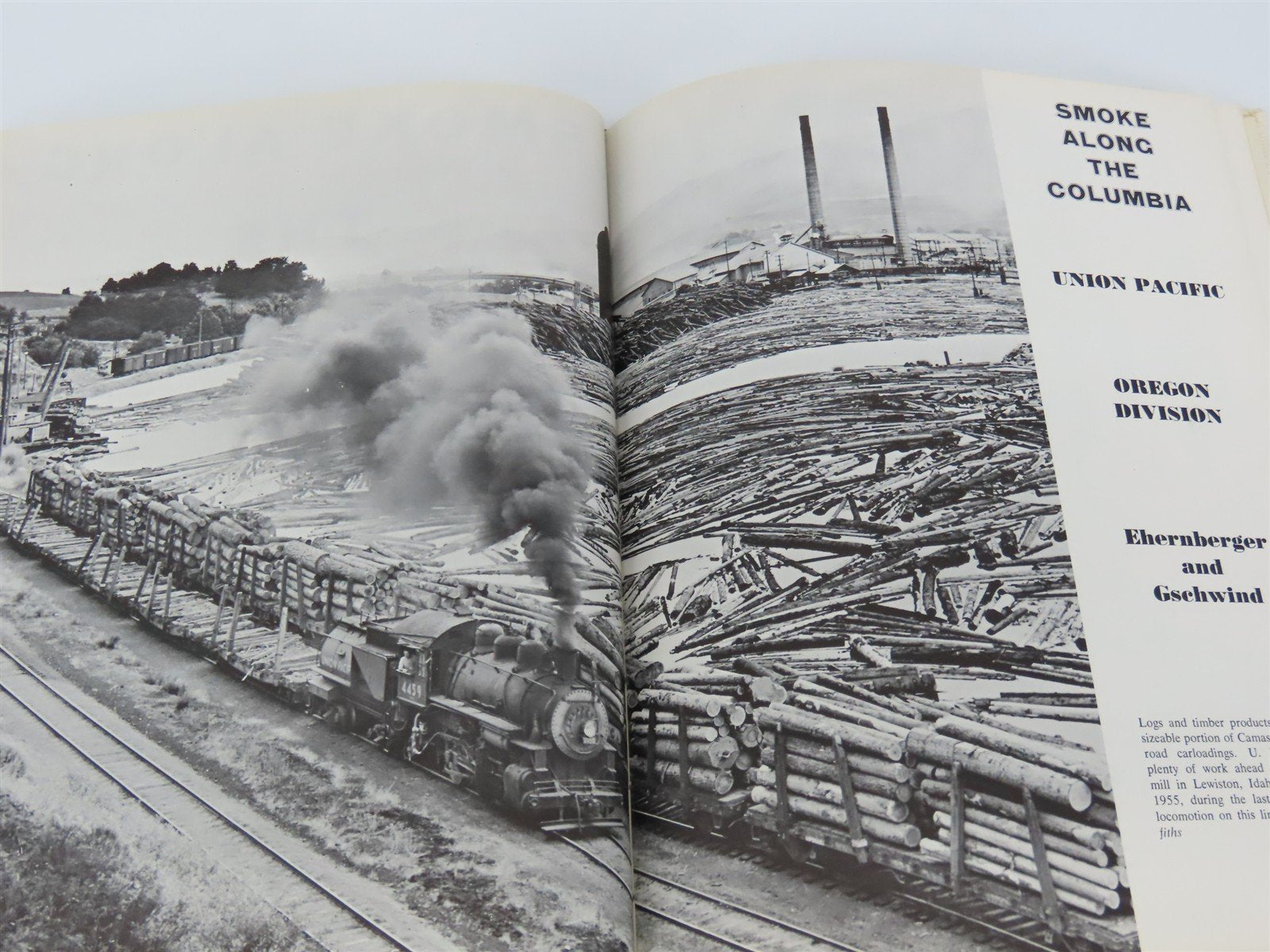 Union Pacific Steam - Northwestern District by Ehernberger & Gschwind ©1966 HC