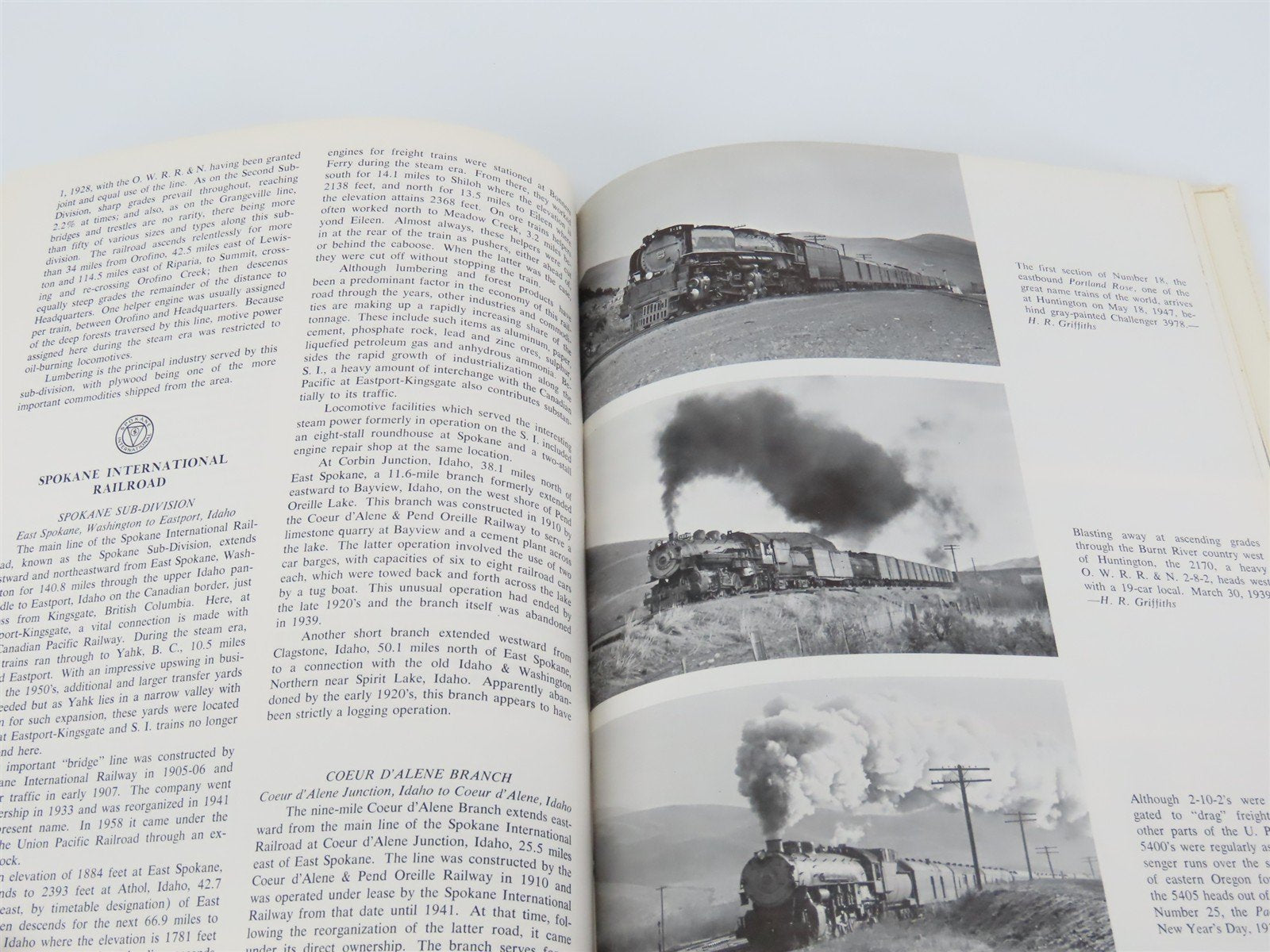 Union Pacific Steam - Northwestern District by Ehernberger & Gschwind ©1966 HC