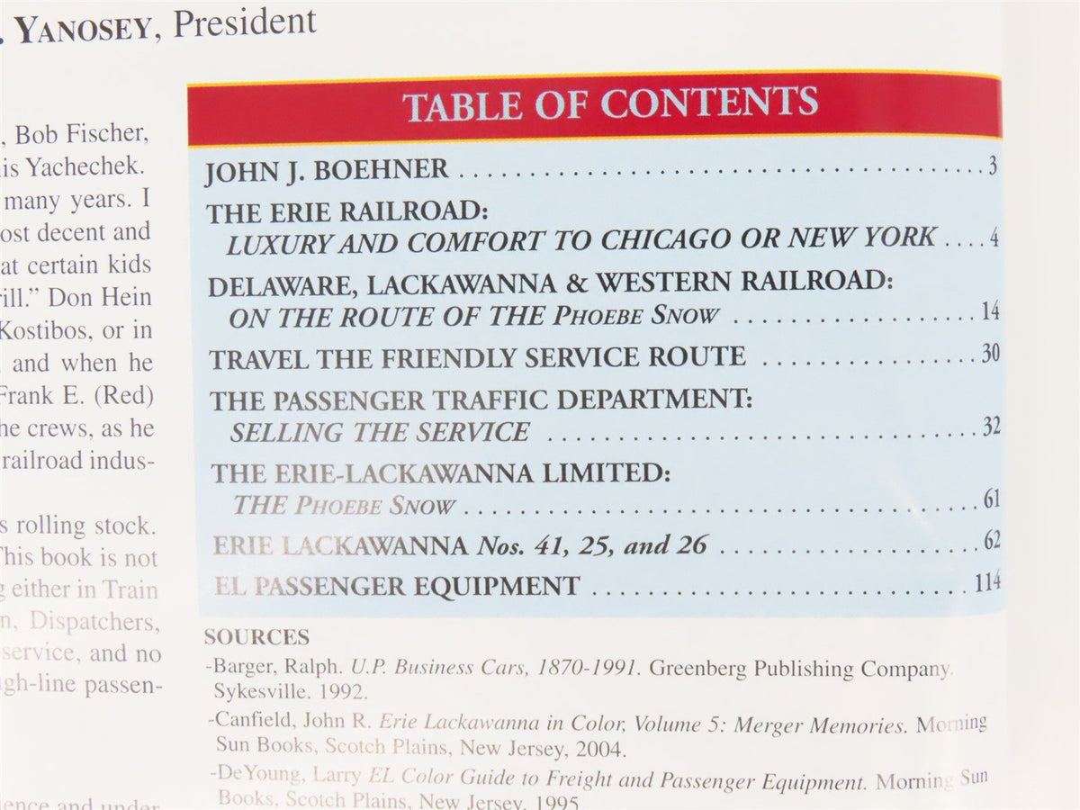 Morning Sun Erie Lackawanna Through Passenger Service Vol. 1: 1960-1965 HC Book