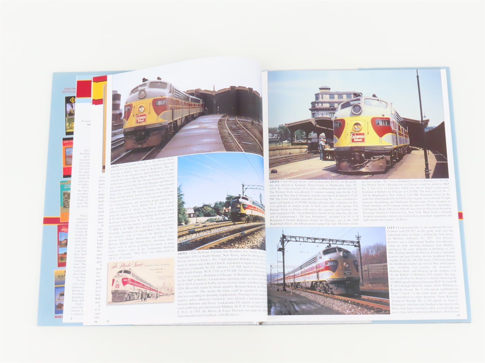 Morning Sun Erie Lackawanna Through Passenger Service Vol. 1: 1960-1965 HC Book