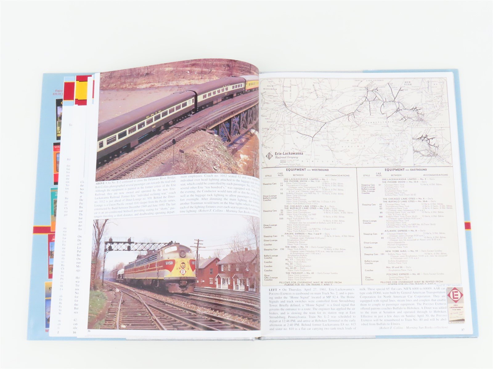 Morning Sun Erie Lackawanna Through Passenger Service Vol. 1: 1960-1965 HC Book