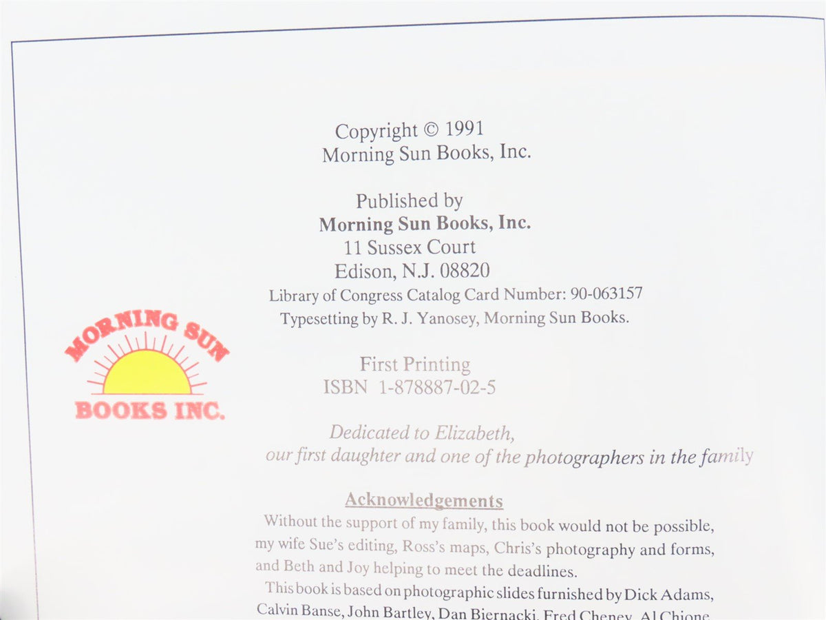 Morning Sun Books Erie Railroad in Color by David R. Sweetland ©1991 HC Book