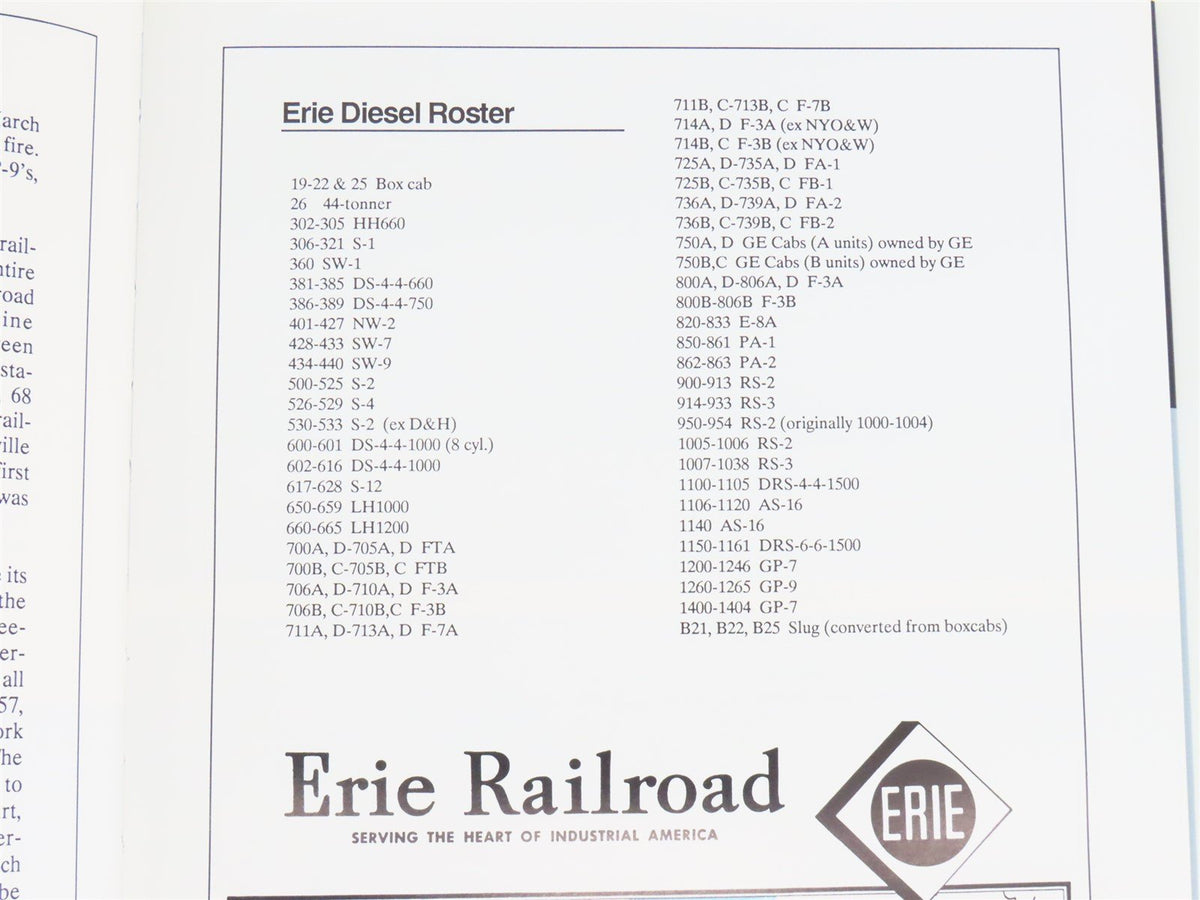 Morning Sun Books Erie Railroad in Color by David R. Sweetland ©1991 HC Book