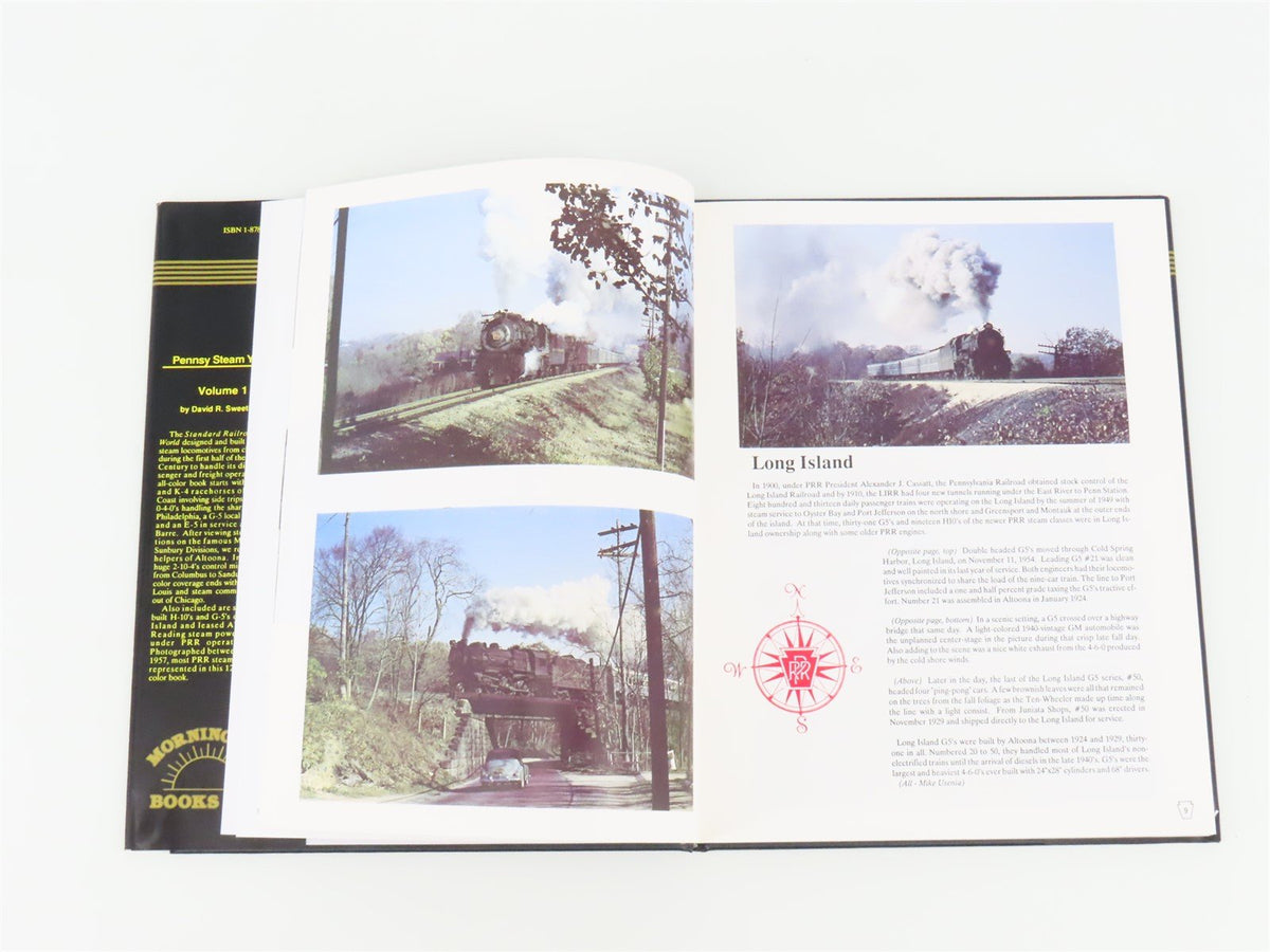 Morning Sun Books Pennsy Steam Years V. 1 by David R. Sweetland ©1992 HC Book