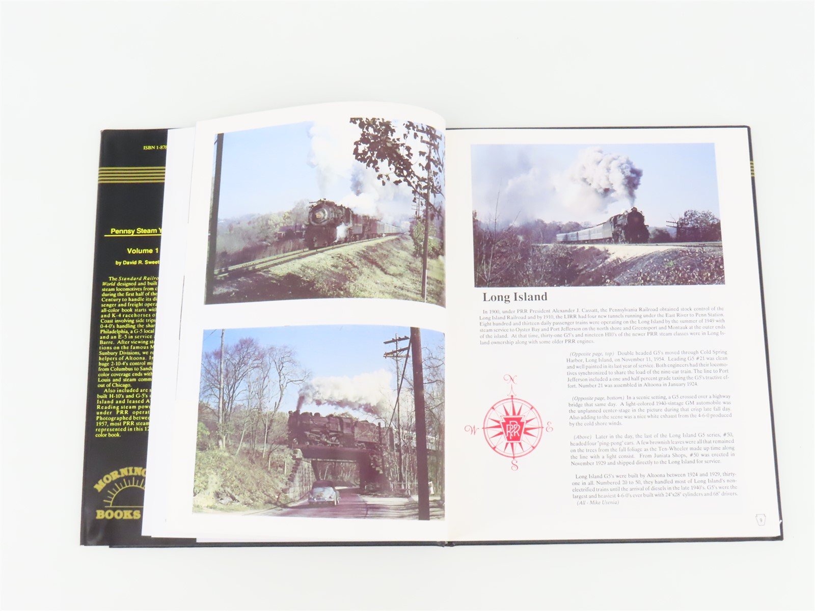 Morning Sun Books Pennsy Steam Years V. 1 by David R. Sweetland ©1992 HC Book