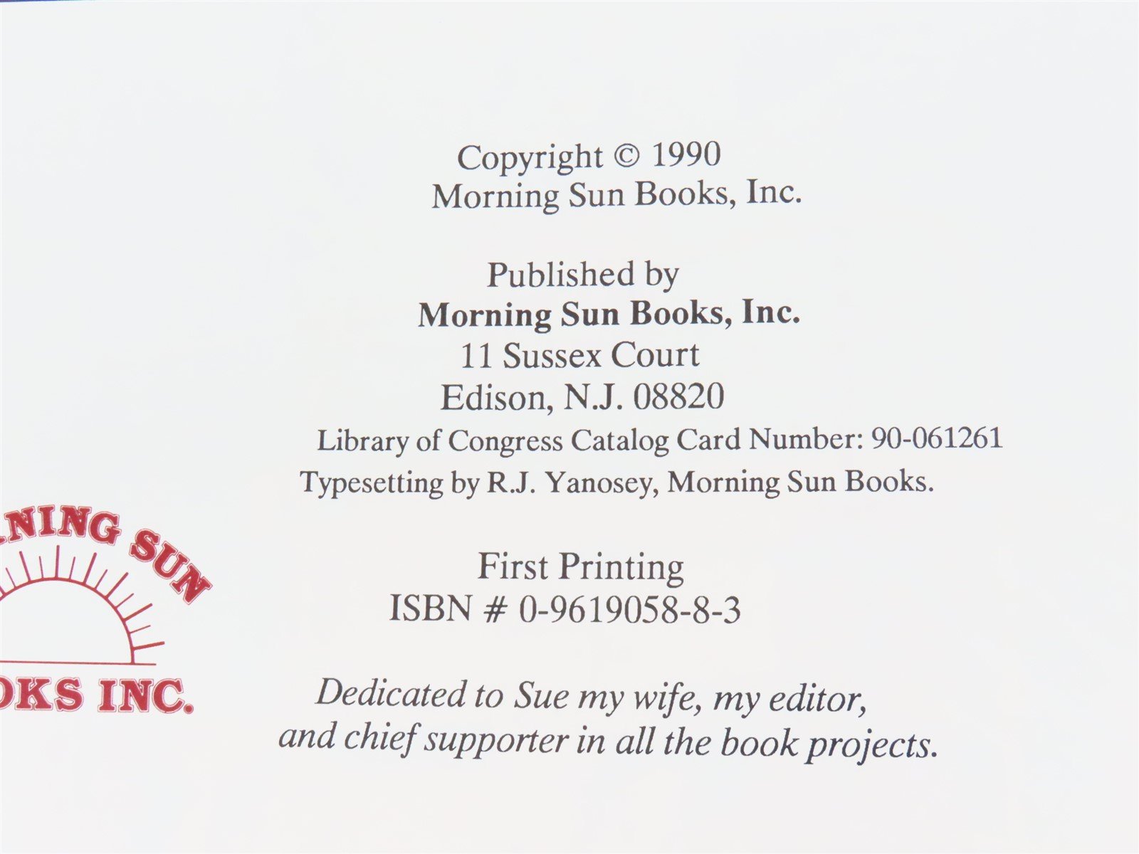 Morning Sun Books Lackawanna Railroad in Color by David R. Sweetland ©1990 HC Bk