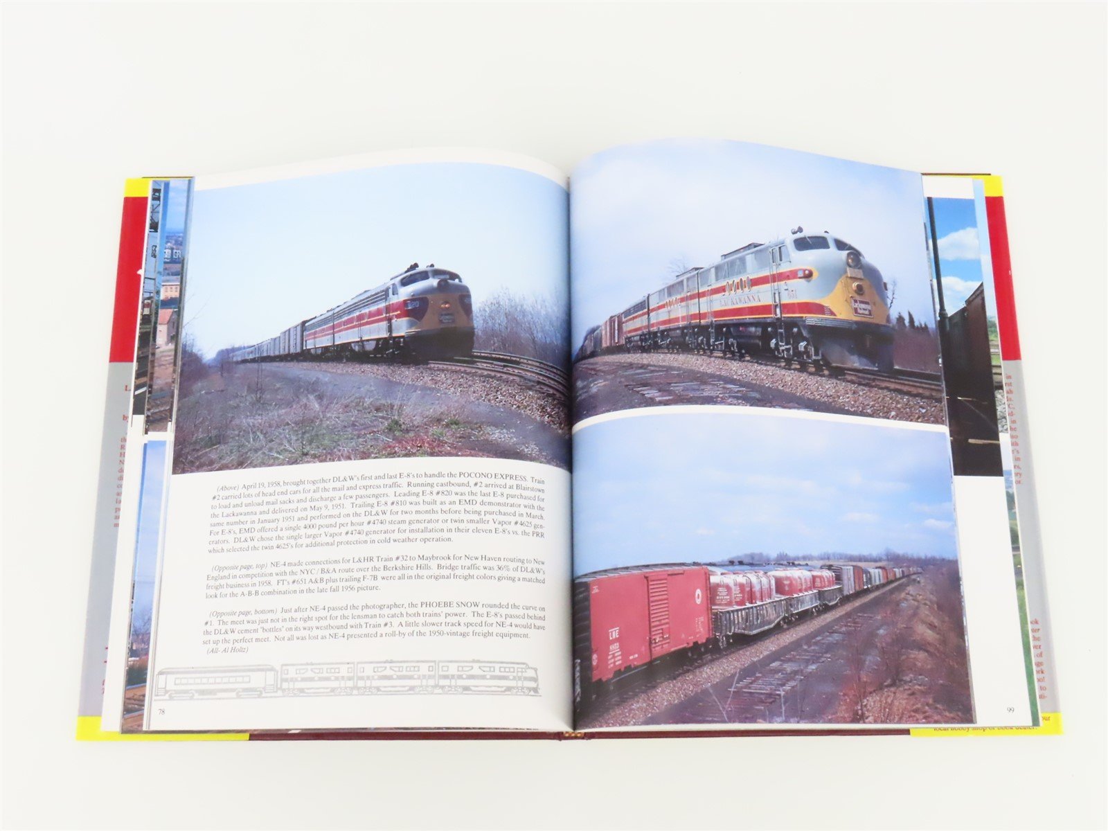 Morning Sun Books Lackawanna Railroad in Color by David R. Sweetland ©1990 HC Bk