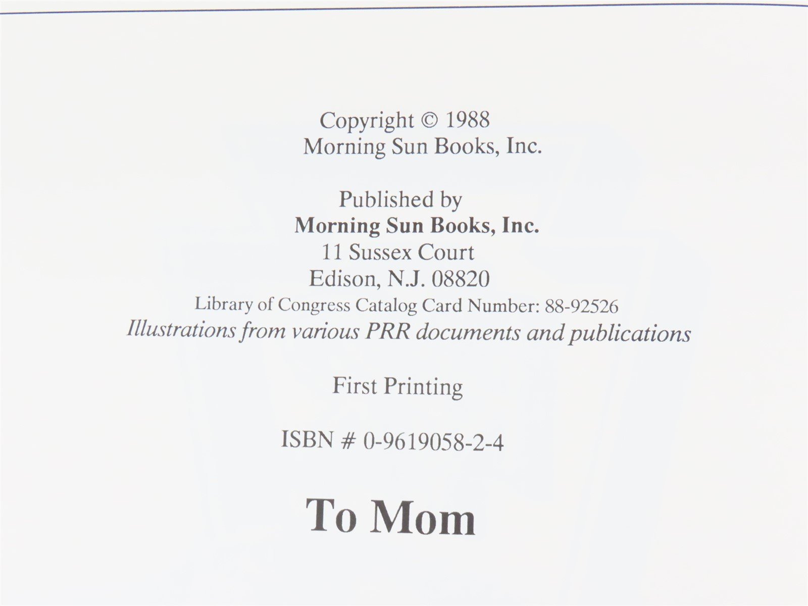 Morning Sun Books Pennsy Diesel Years V. 1 by David R. Sweetland ©1988