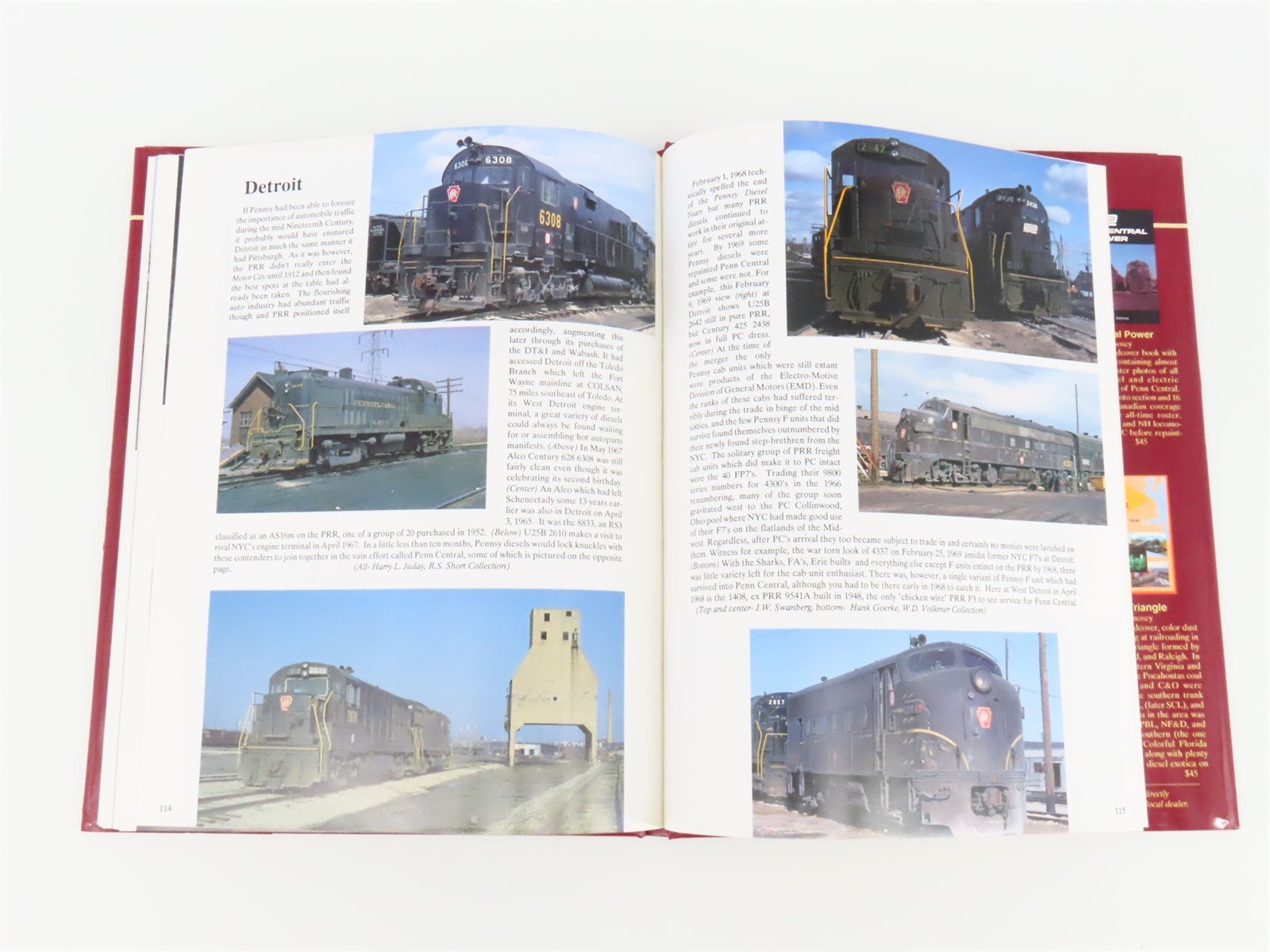 Morning Sun Books Pennsy Diesel Years V. 2 by Robert J. Yanosey ©1989