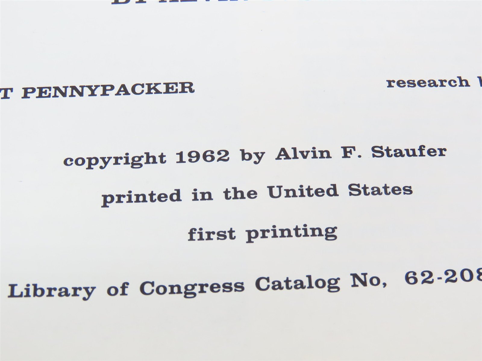 Pennsy Power Steam & Electric Locomotives Of The PRR 1900-1957 by Staufer ©1962