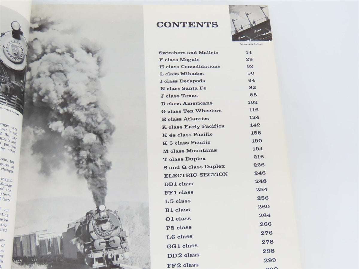 Pennsy Power Steam &amp; Electric Locomotives Of The PRR 1900-1957 by Staufer ©1962
