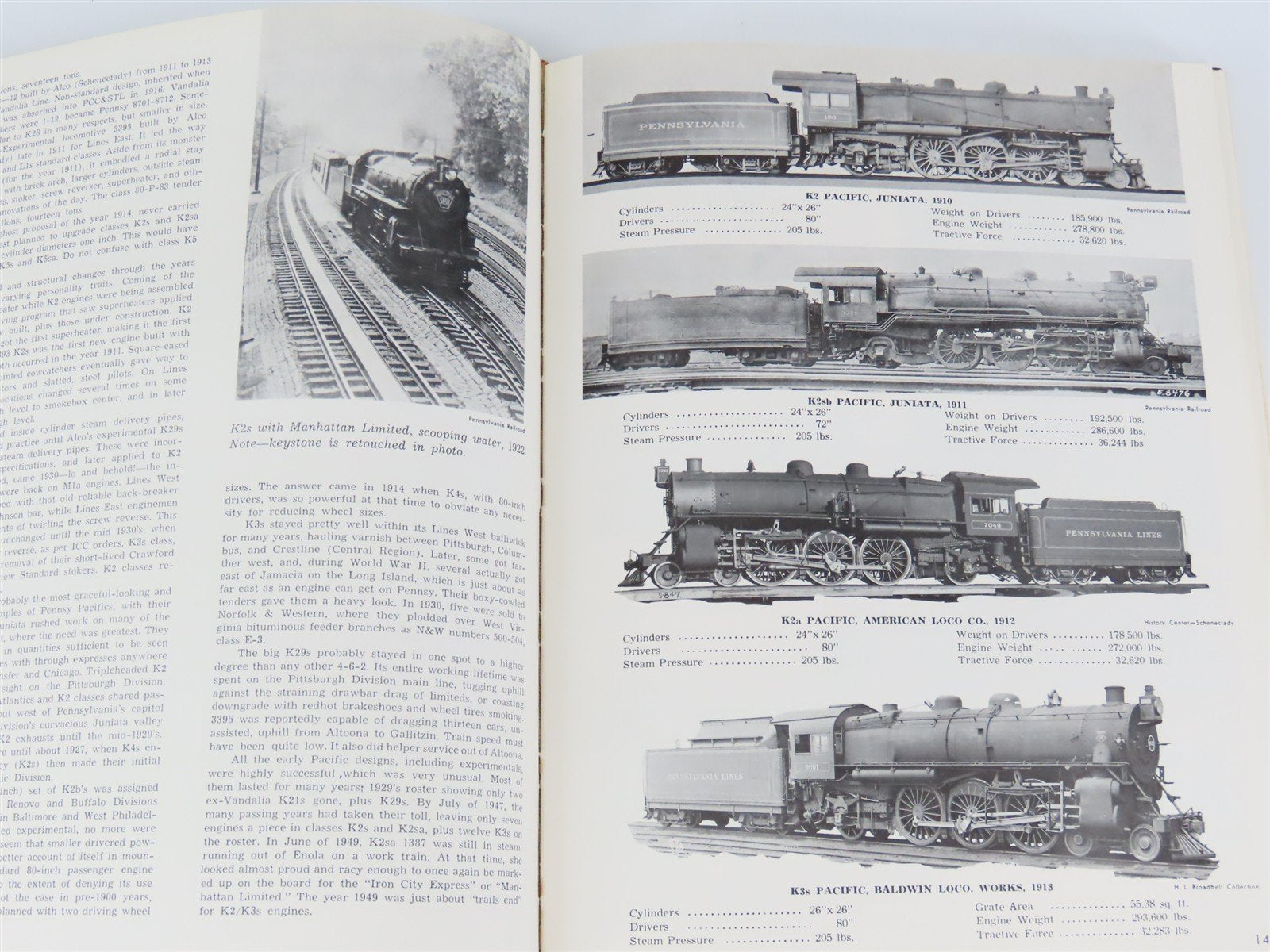 Pennsy Power Steam & Electric Locomotives Of The PRR 1900-1957 by Staufer ©1962
