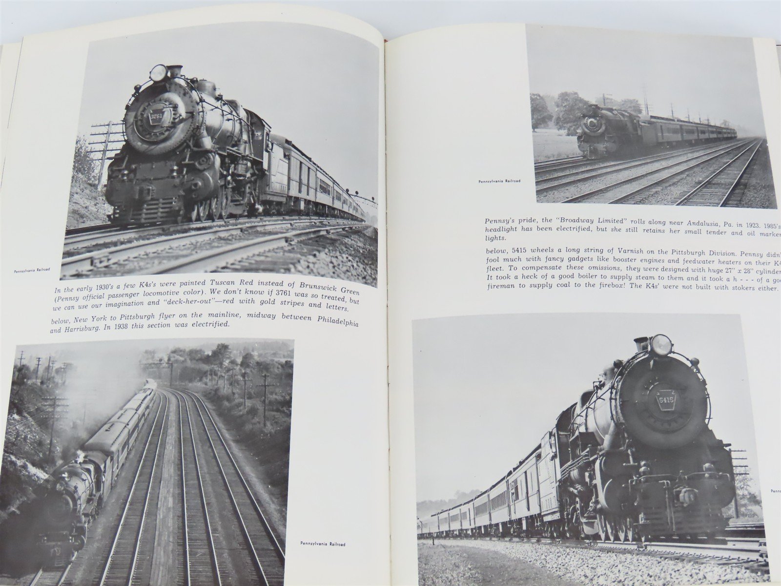Pennsy Power Steam & Electric Locomotives Of The PRR 1900-1957 by Staufer ©1962