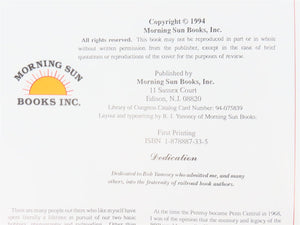 Morning Sun Books PRR Hudson to Horseshoe by William D. Volkmer ©1994 HC Book