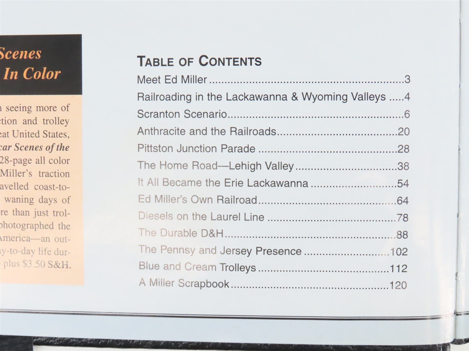 Morning Sun Trackside around Scranton, PA 1952-1976 with Edward S. Miller ©1999