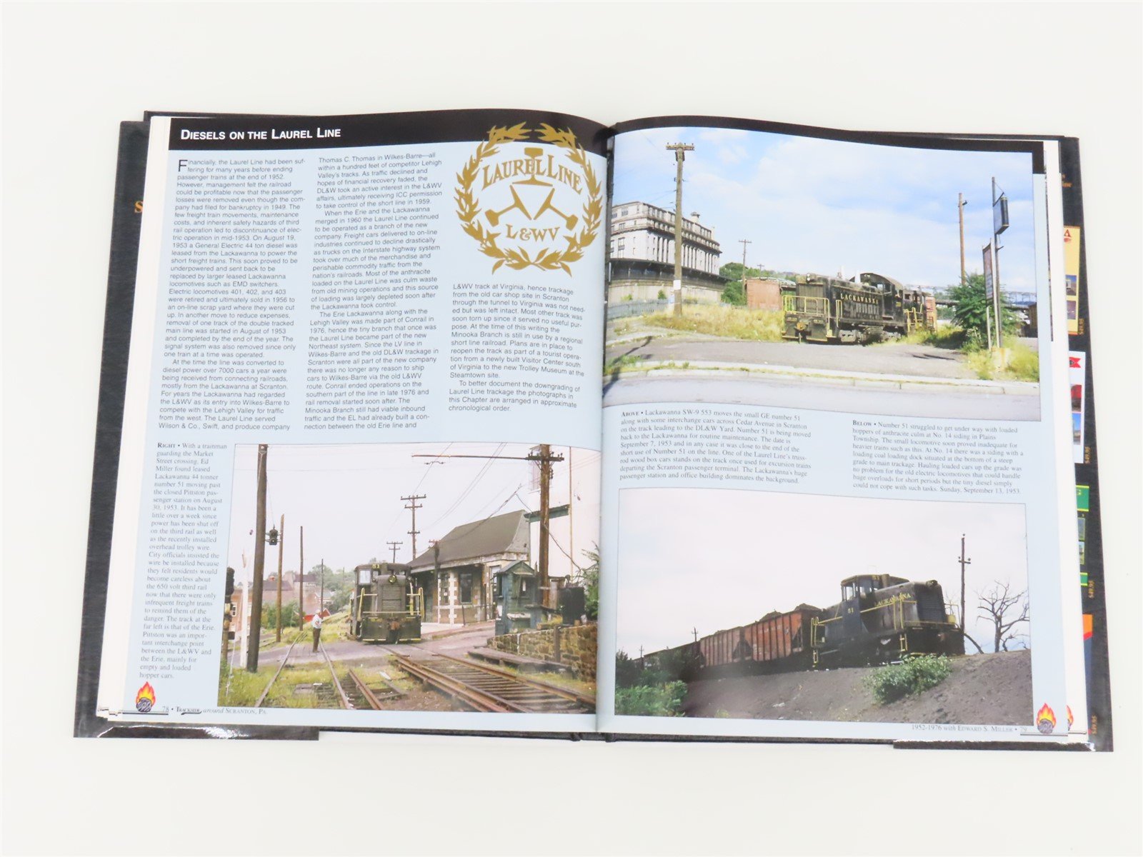 Morning Sun Trackside around Scranton, PA 1952-1976 with Edward S. Miller ©1999