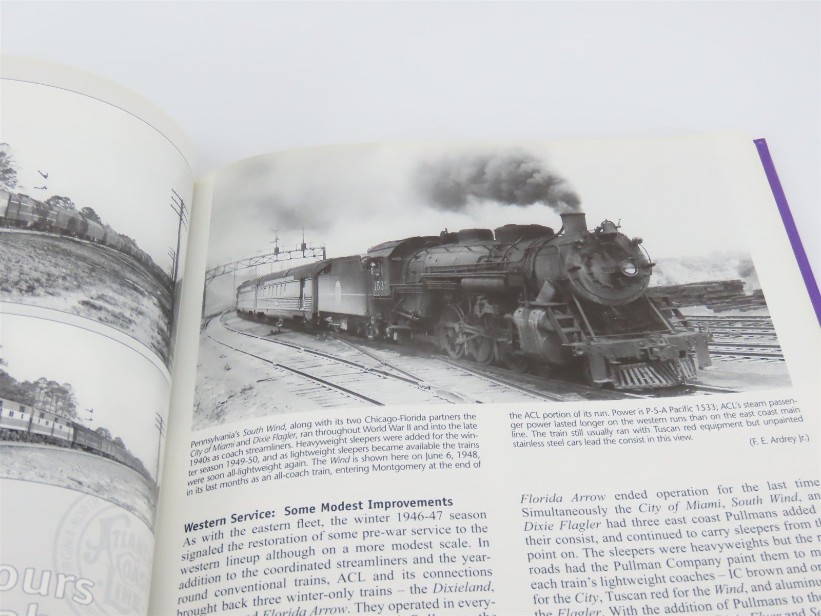 Atlantic Coast Line The Postwar Years by Larry Goolsby ©1999 HC Book - SIGNED