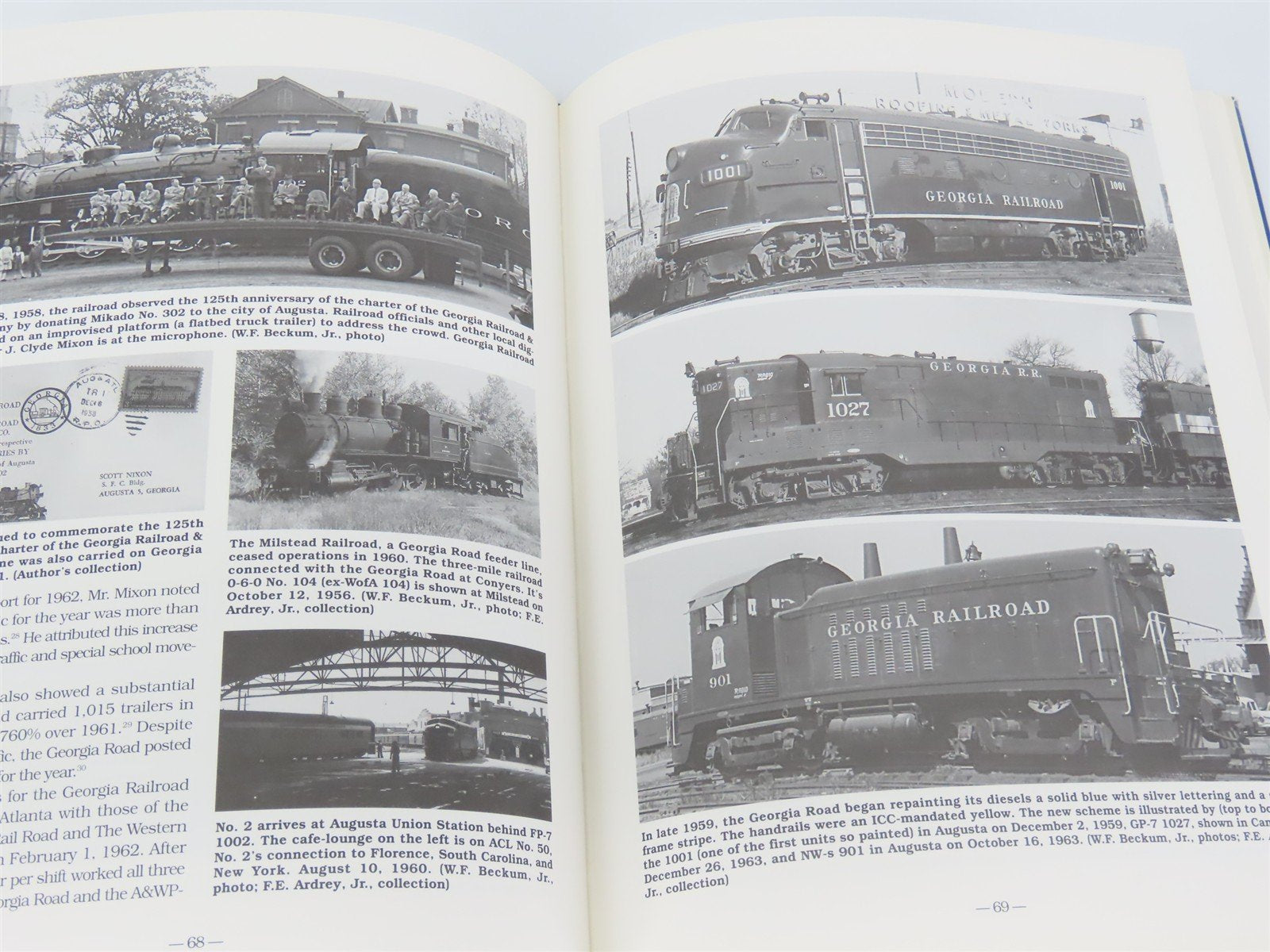 History Of The Georgia Railroad by Robert H. Hanson ©1996 HC Book