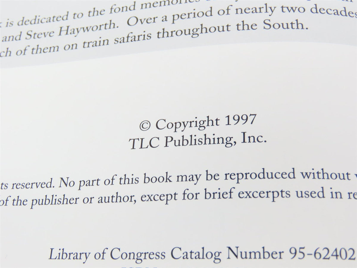 Classic Diesels of the South - A Railfan&#39;s Odyssey by J. Parker Lamb ©1997 HC Bk