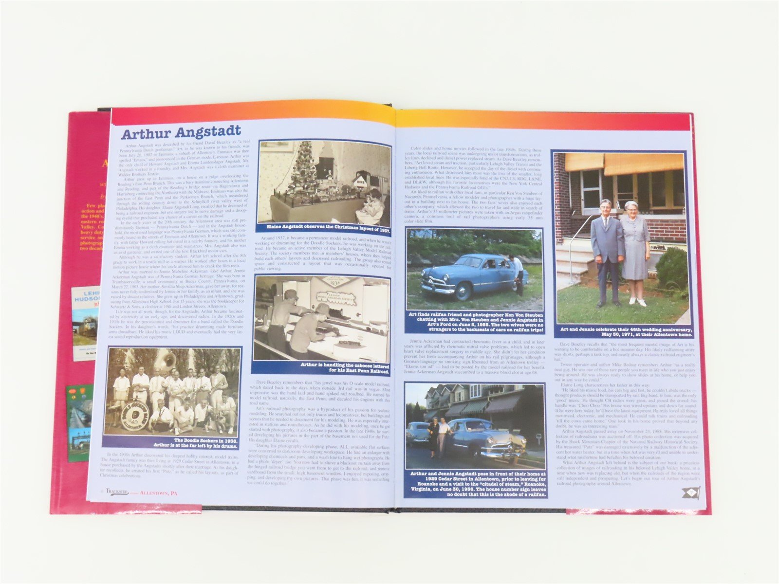 Morning Sun: Trackside around Allentown, PA 1947-1968 w/ Arthur Angstadt HC Book