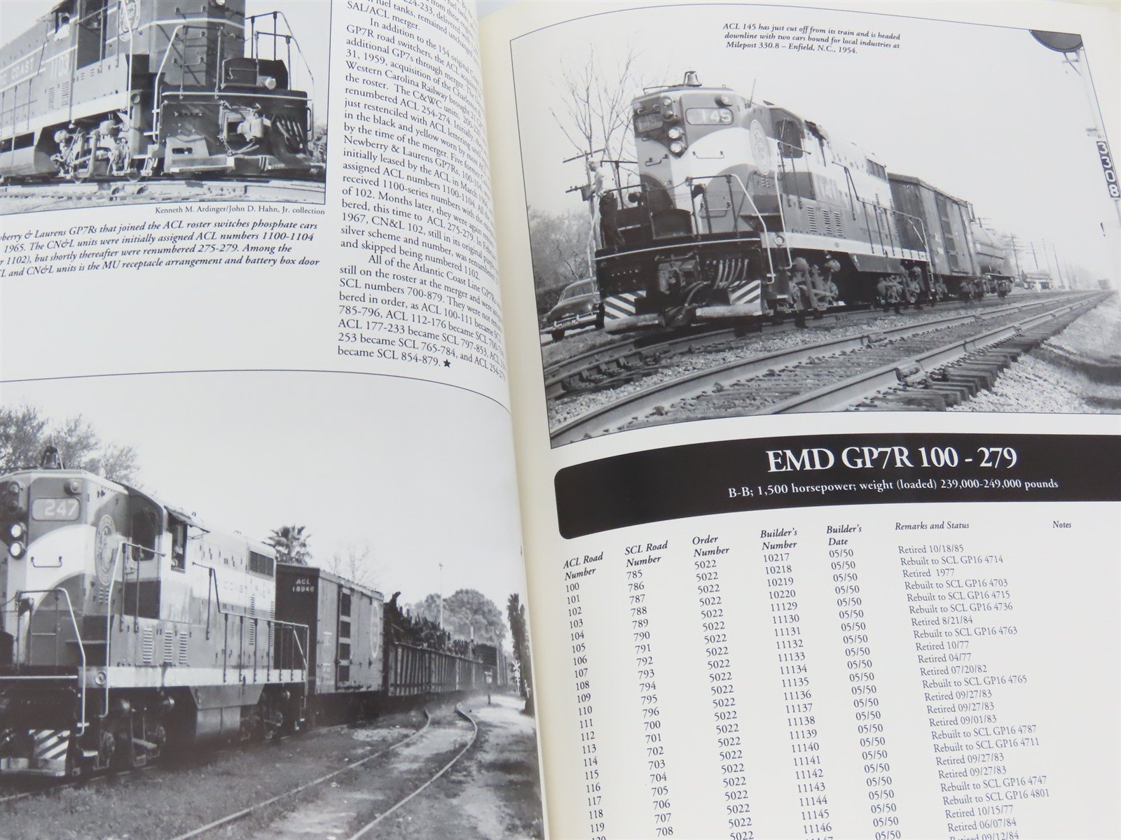 Atlantic Coast Line - The Diesel Years by Warren L. Calloway ©1993 HC Book