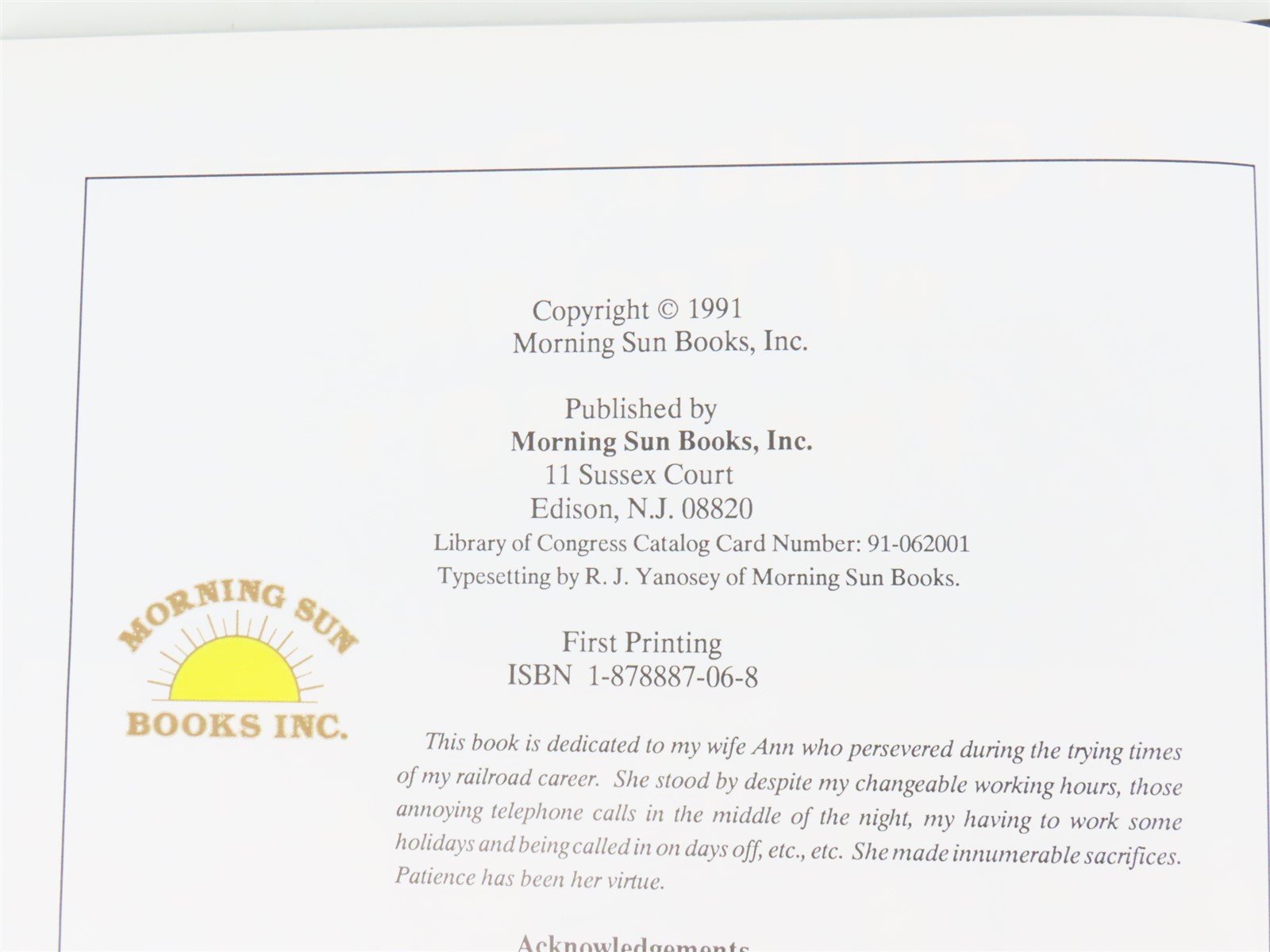 Morning Sun A Golden Decade of Trains: The 1950s in Color by Robert Malinoski