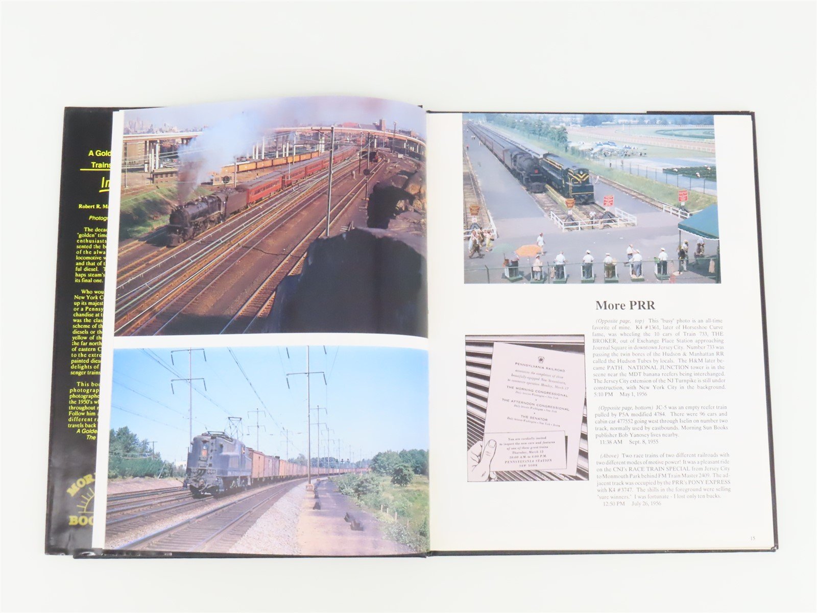 Morning Sun A Golden Decade of Trains: The 1950s in Color by Robert Malinoski