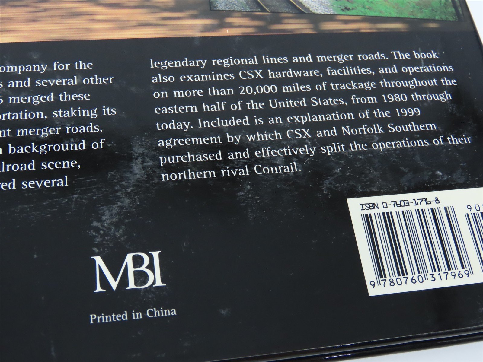 MBI Railroad Color History: CSX by Brian Solomon ©2005 HC Book