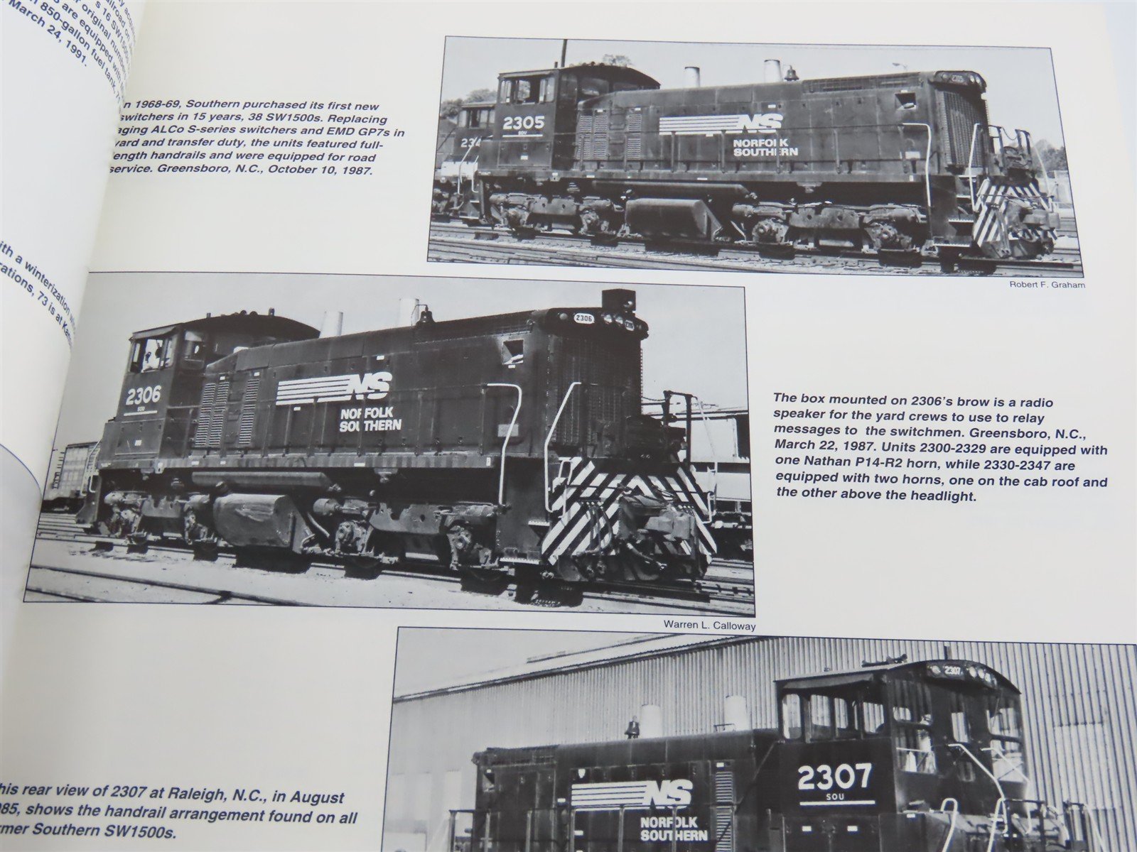 Norfolk Southern Motive Power Review 1982-1994 by Withers & Bowers ©1995 SC Book