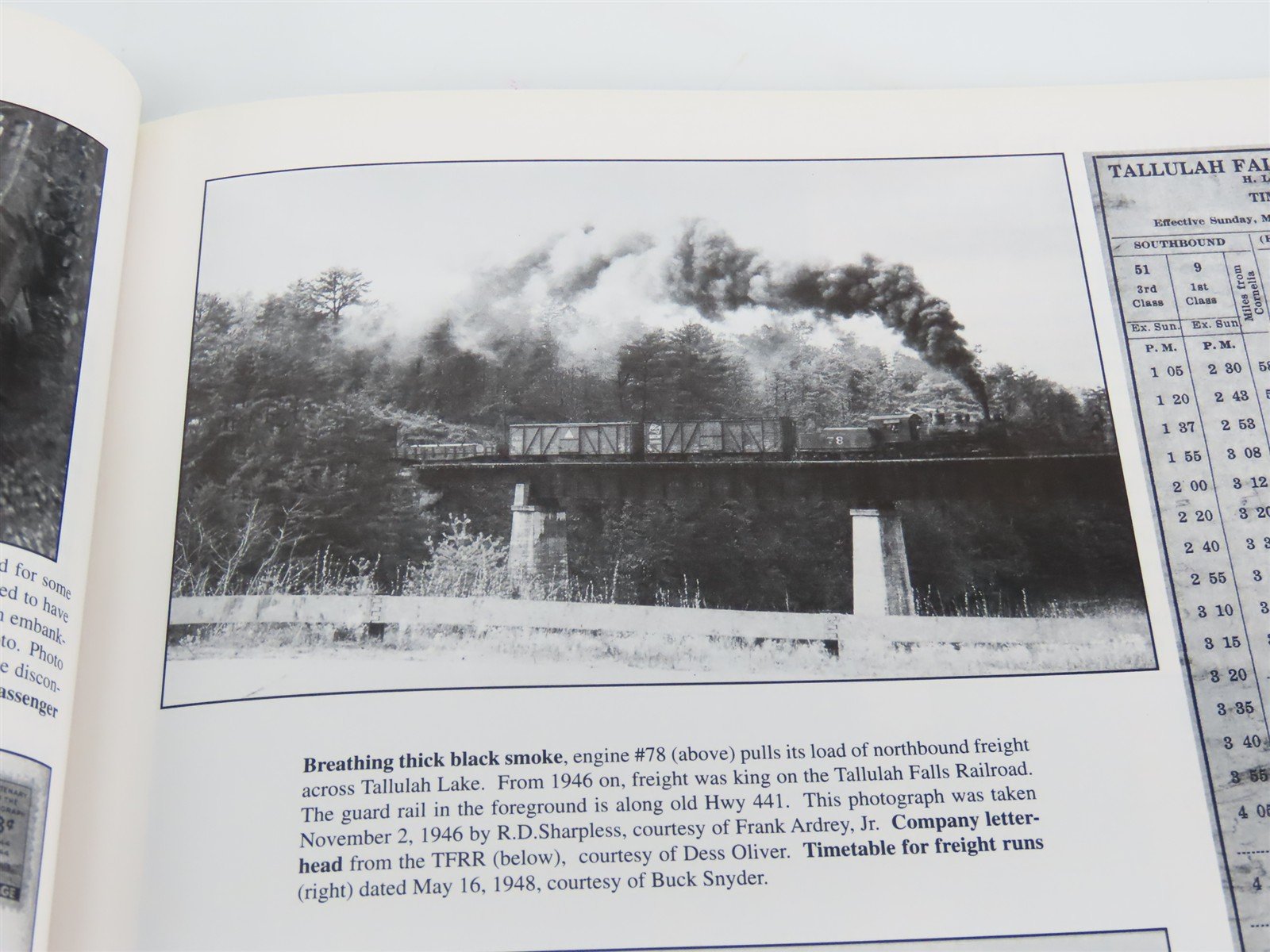 The Tallulah Falls Railroad 1898-1961 A Photographic Remembrance by Boyd ©1998