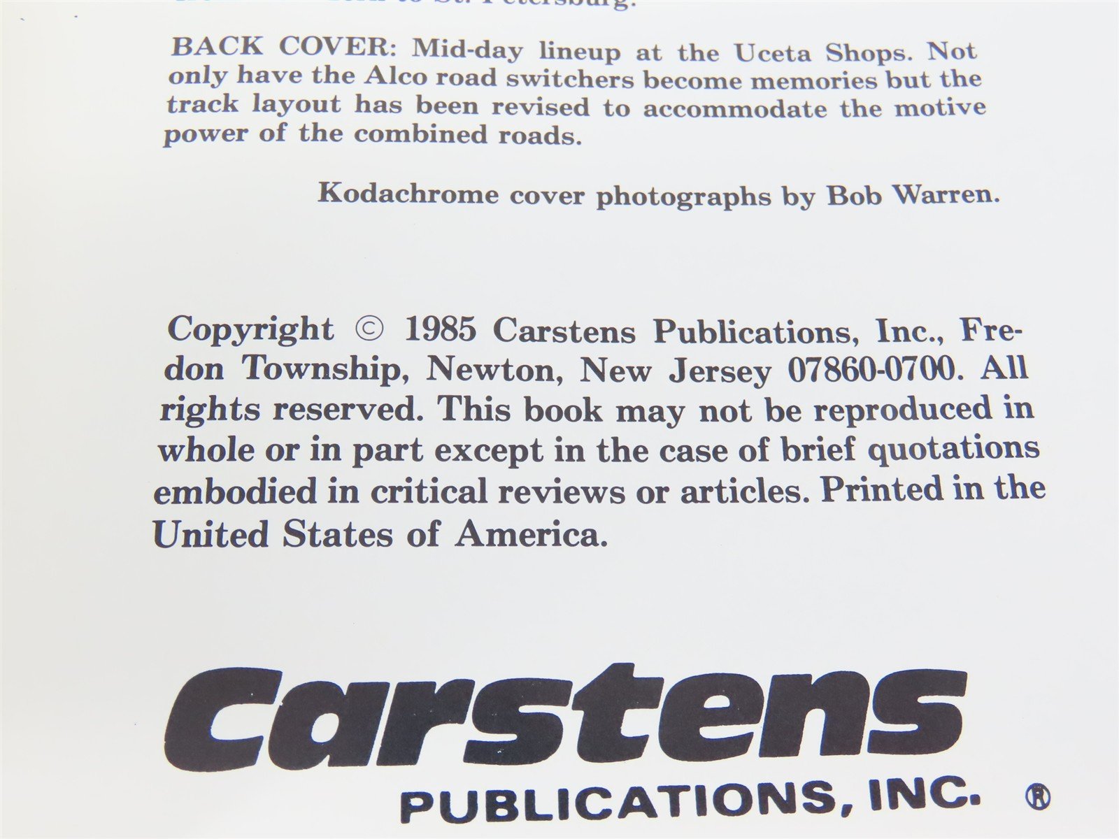 Seaboard Coast Line SCL In Florida A Pictorial History by Warren & Clark SC Book
