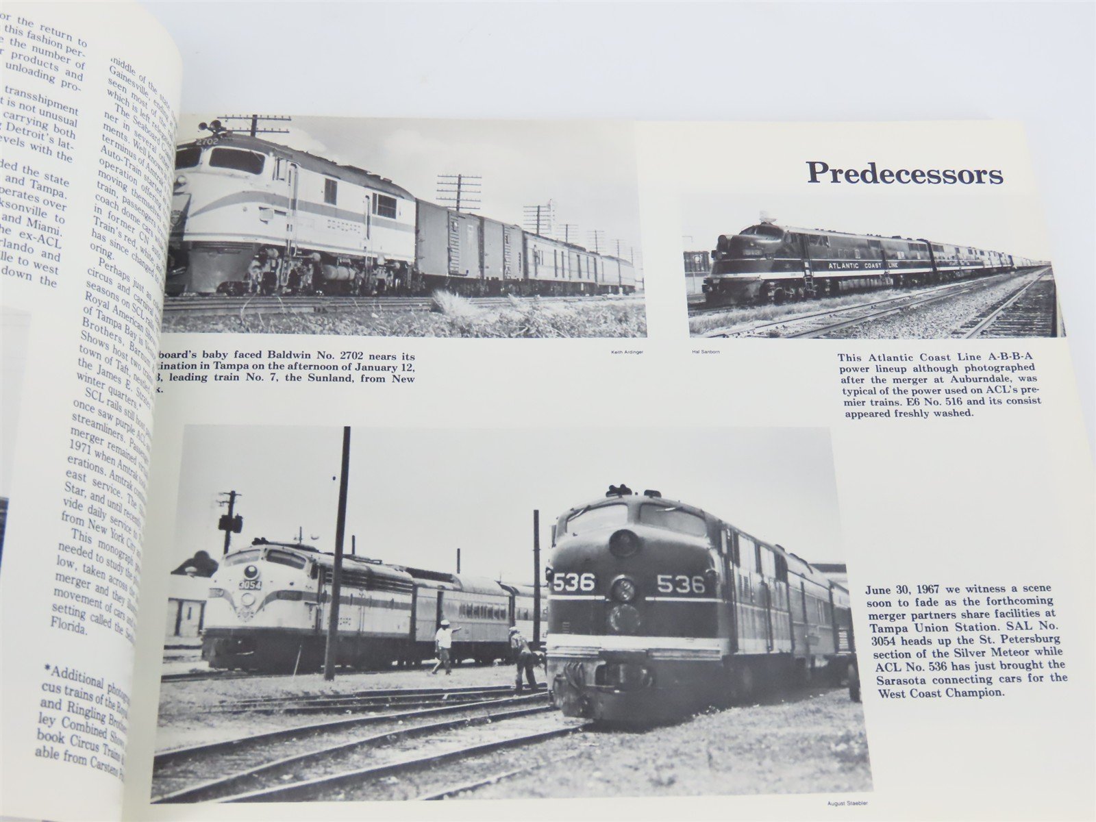 Seaboard Coast Line SCL In Florida A Pictorial History by Warren & Clark SC Book