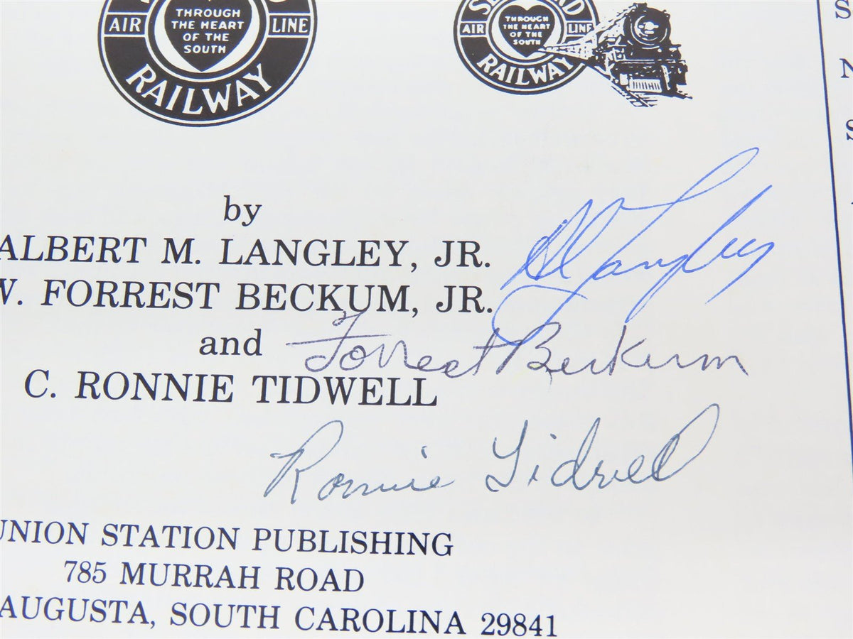 Seaboard Air Line Railway Album by Langley, Beckum &amp; Tidwell ©1988 SC Bk- SIGNED