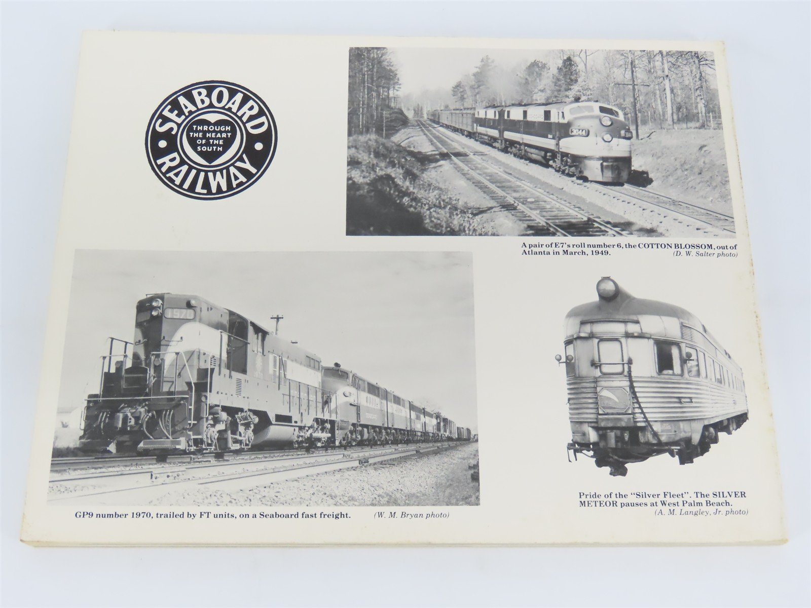 Seaboard Air Line Railway Album by Langley, Beckum & Tidwell ©1988 SC Bk- SIGNED