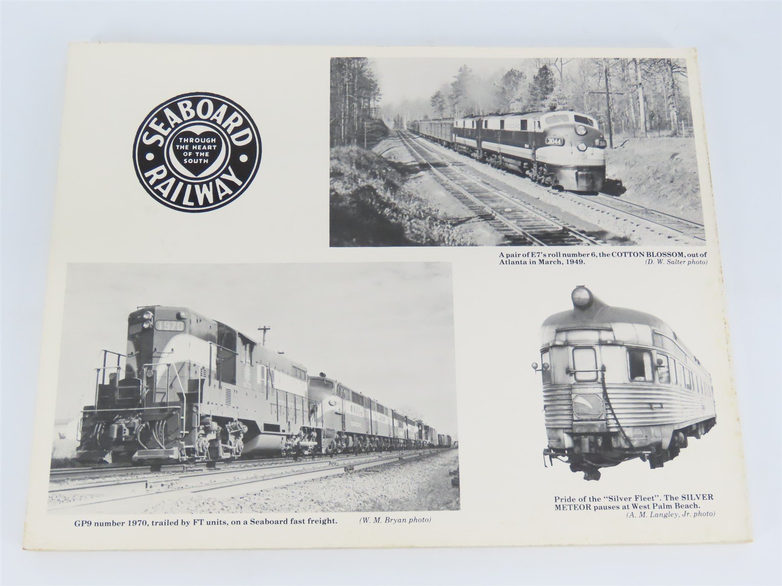 Seaboard Air Line Railway Album by Langley, Beckum & Tidwell ©1988 SC Bk- SIGNED