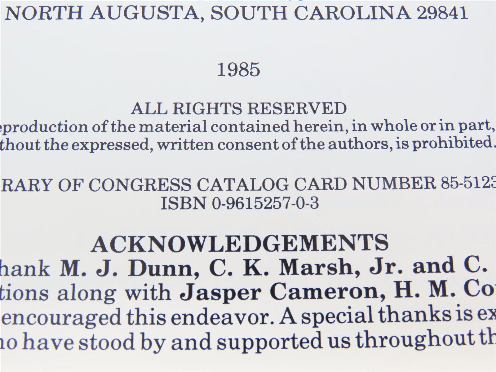 Georgia Railroad Album by W.F. Beckum & A.M. Langley ©1985 SC Book - SIGNED