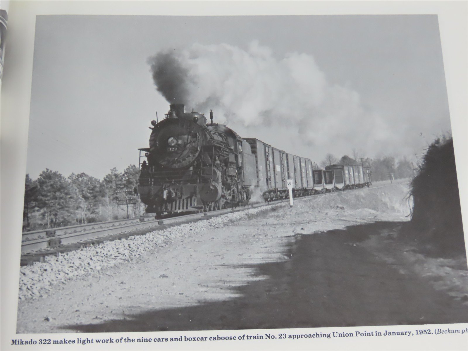 Georgia Railroad Album by W.F. Beckum & A.M. Langley ©1985 SC Book - SIGNED