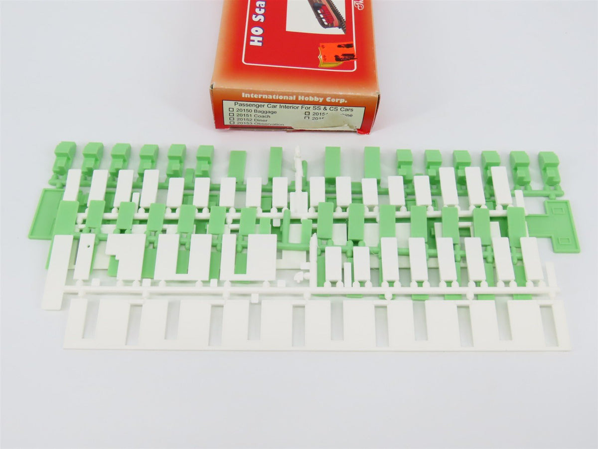 LOT of 3 HO International Hobby Corp Passenger Car Interiors