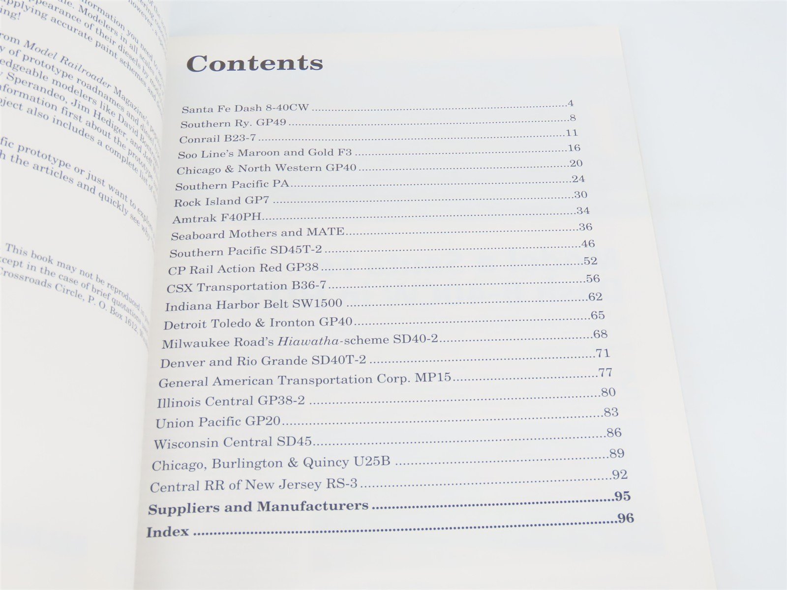 Diesel Detailing Projects Prototype Modeling in HO Scale by Johnson ©1995 SC Bk