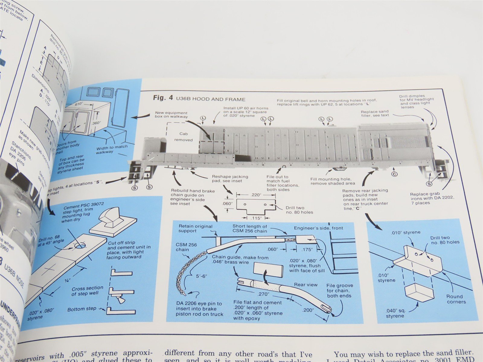 Diesel Detailing Projects Prototype Modeling in HO Scale by Johnson ©1995 SC Bk