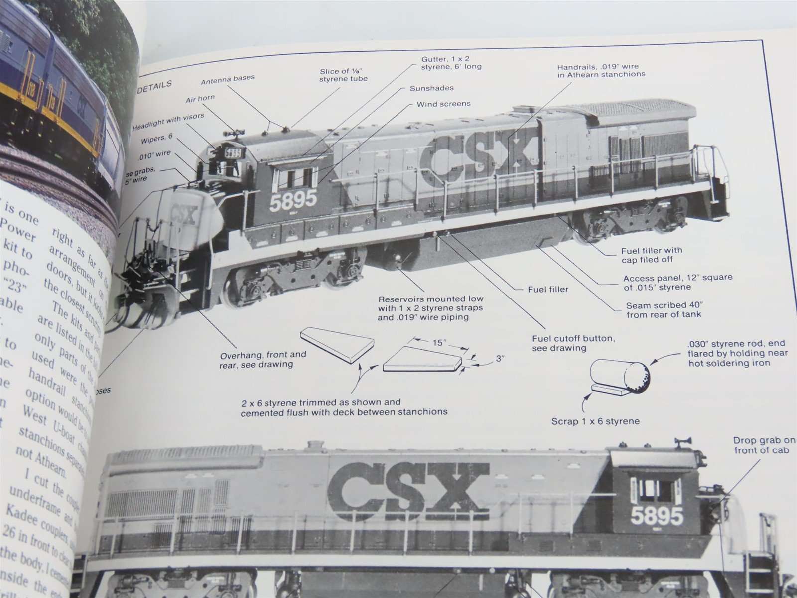 Diesel Detailing Projects Prototype Modeling in HO Scale by Johnson ©1995 SC Bk