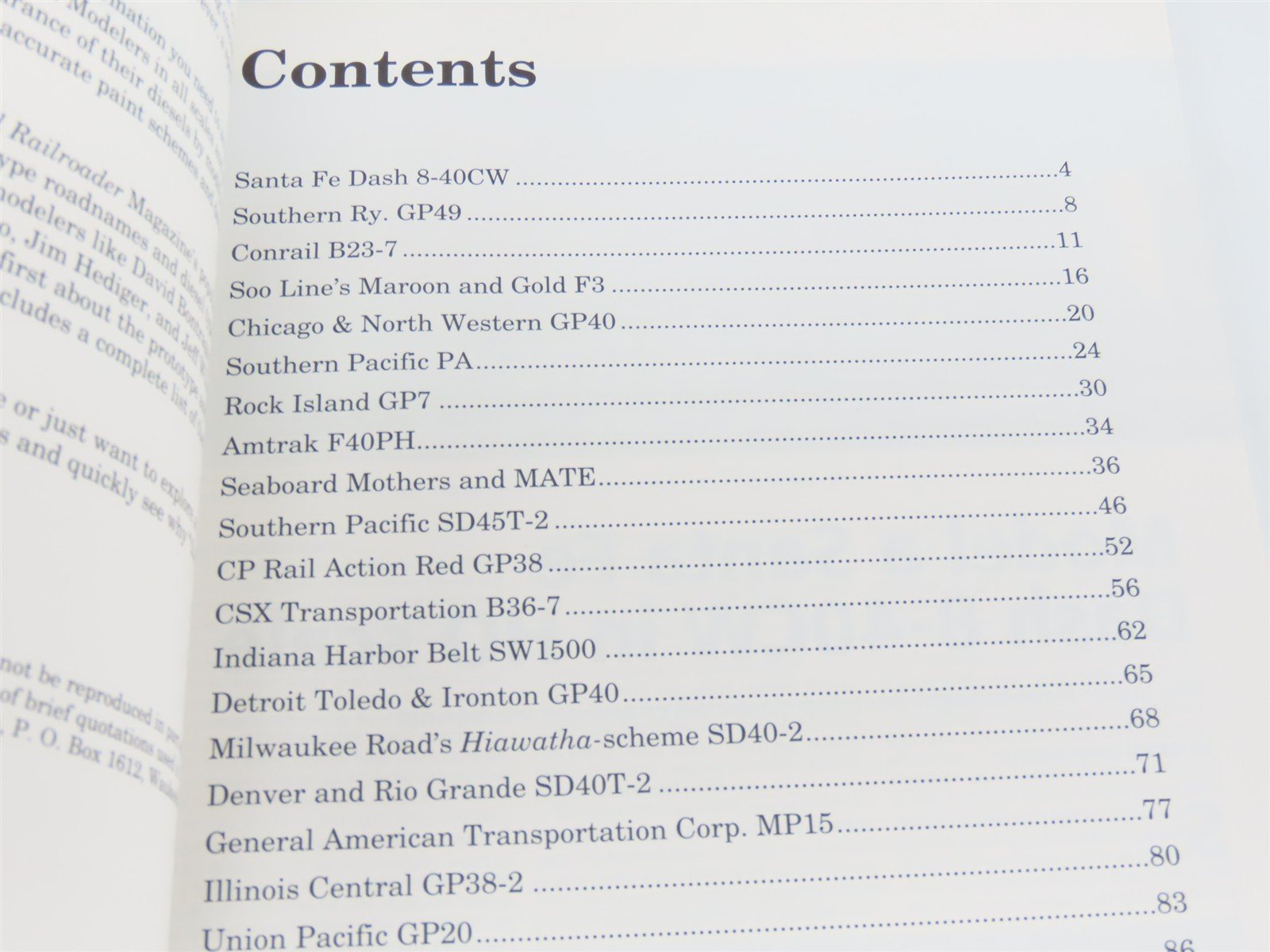 Diesel Detailing Projects Prototype Modeling in HO Scale by Johnson ©1995 SC Bk