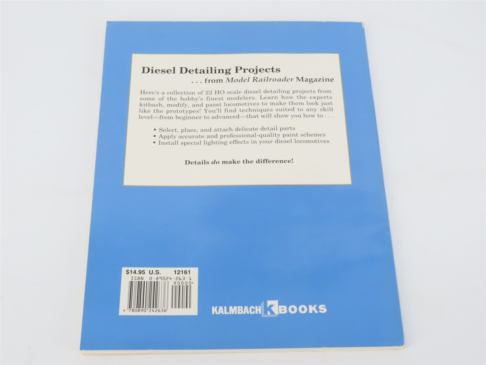Diesel Detailing Projects Prototype Modeling in HO Scale by Johnson ©1995 SC Bk