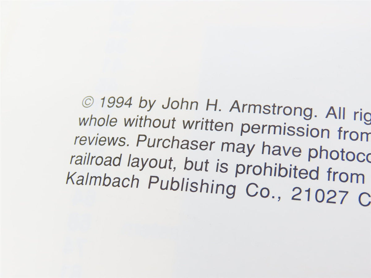 Model Railroad Handbook No. 44 - 20 Custom Designed Track Plans by Armstrong