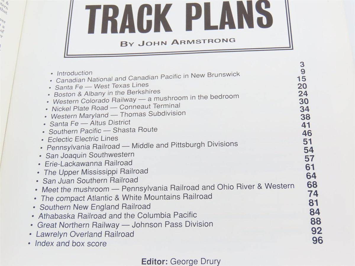 Model Railroad Handbook No. 44 - 20 Custom Designed Track Plans by Armstrong