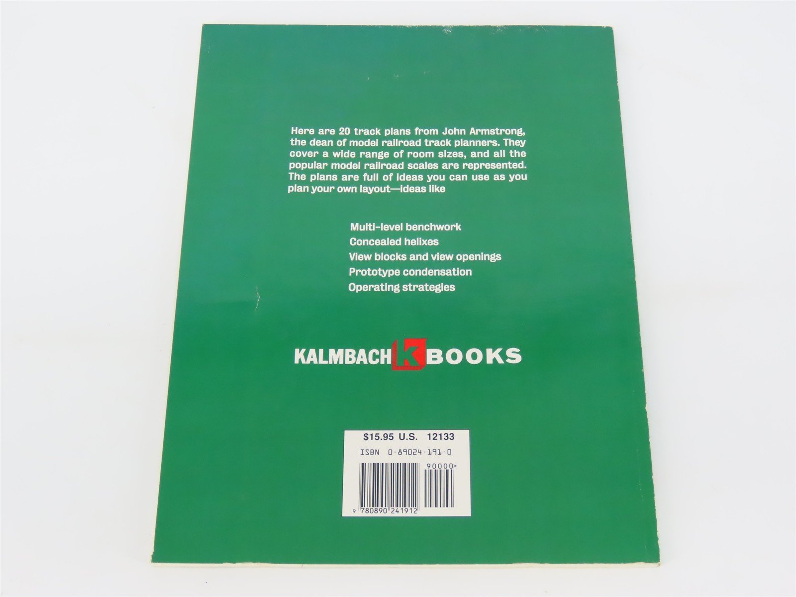 Model Railroad Handbook No. 44 - 20 Custom Designed Track Plans by Armstrong