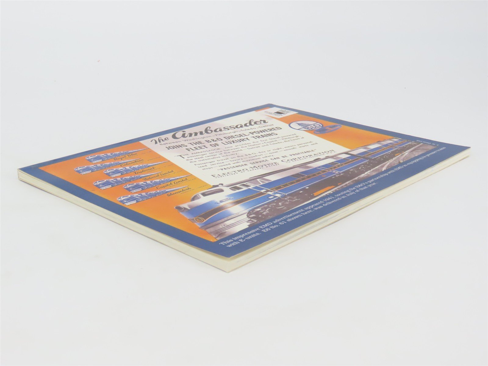 Baltimore & Ohio E-Unit Diesel Passenger Locomotives by Nuckles & Dixon ©1994