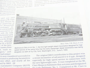 Baltimore & Ohio E-Unit Diesel Passenger Locomotives by Nuckles & Dixon ©1994